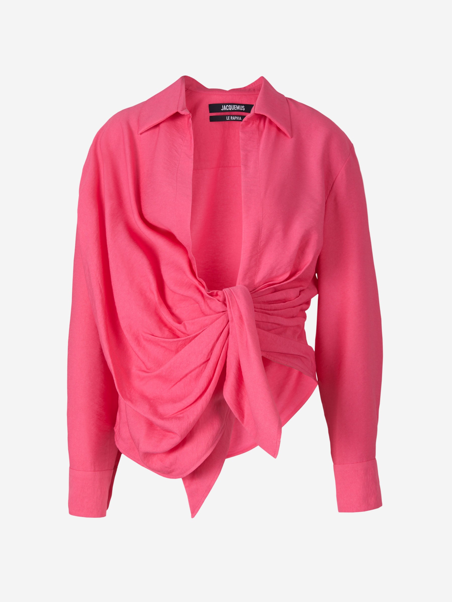 Jacquemus Camisa Le Bahía color Fucsia sku 701-001870 01 - Foto 1