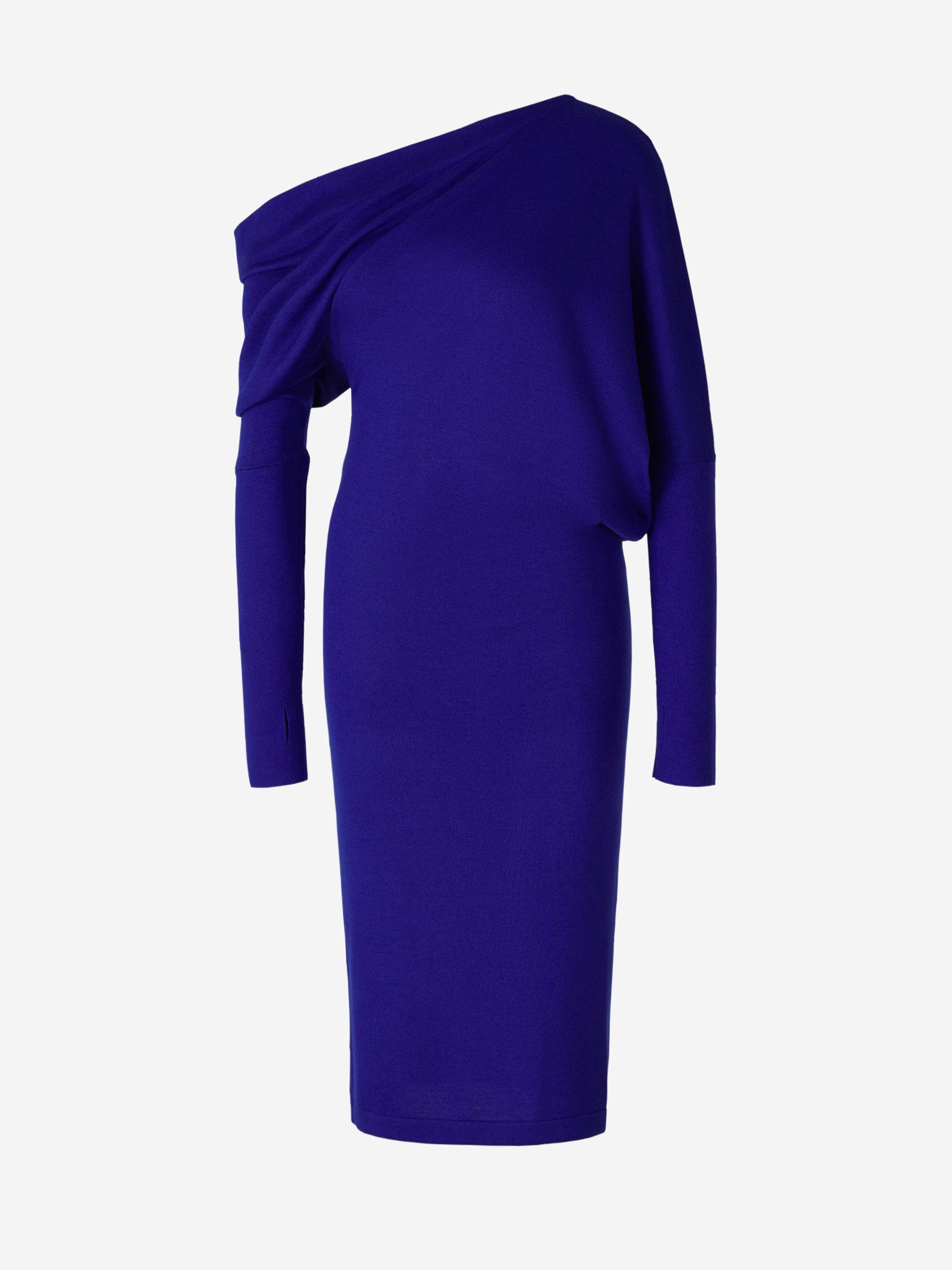 Tom Ford Vestido Cashmere Y Seda color Azul Marino sku 731-005811 01 - Foto 1