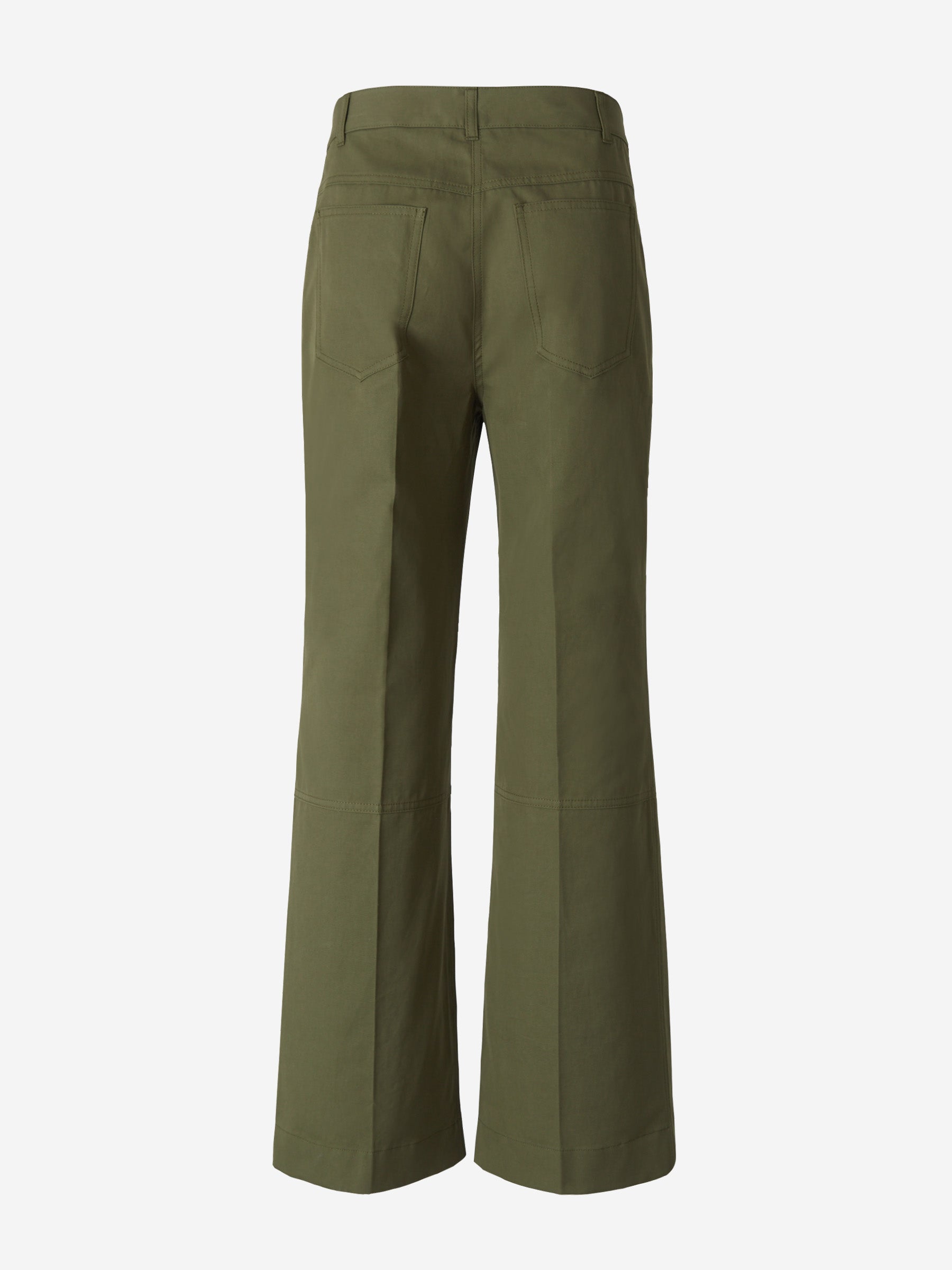 Victoria Beckham Pantalones Utility Relaxed color Verde Militar sku 761-002806 01 - Foto 2