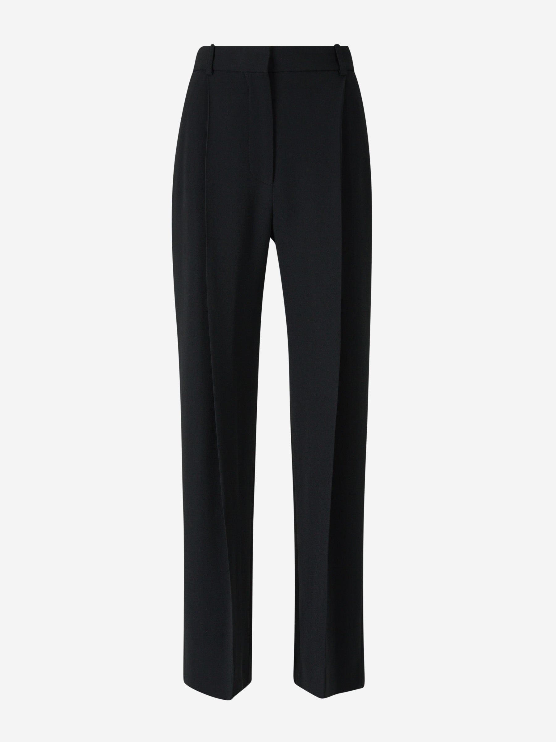 Victoria Beckham Pantalones Plisados Fluidos color Negro sku 761-003106 01 - Foto 1