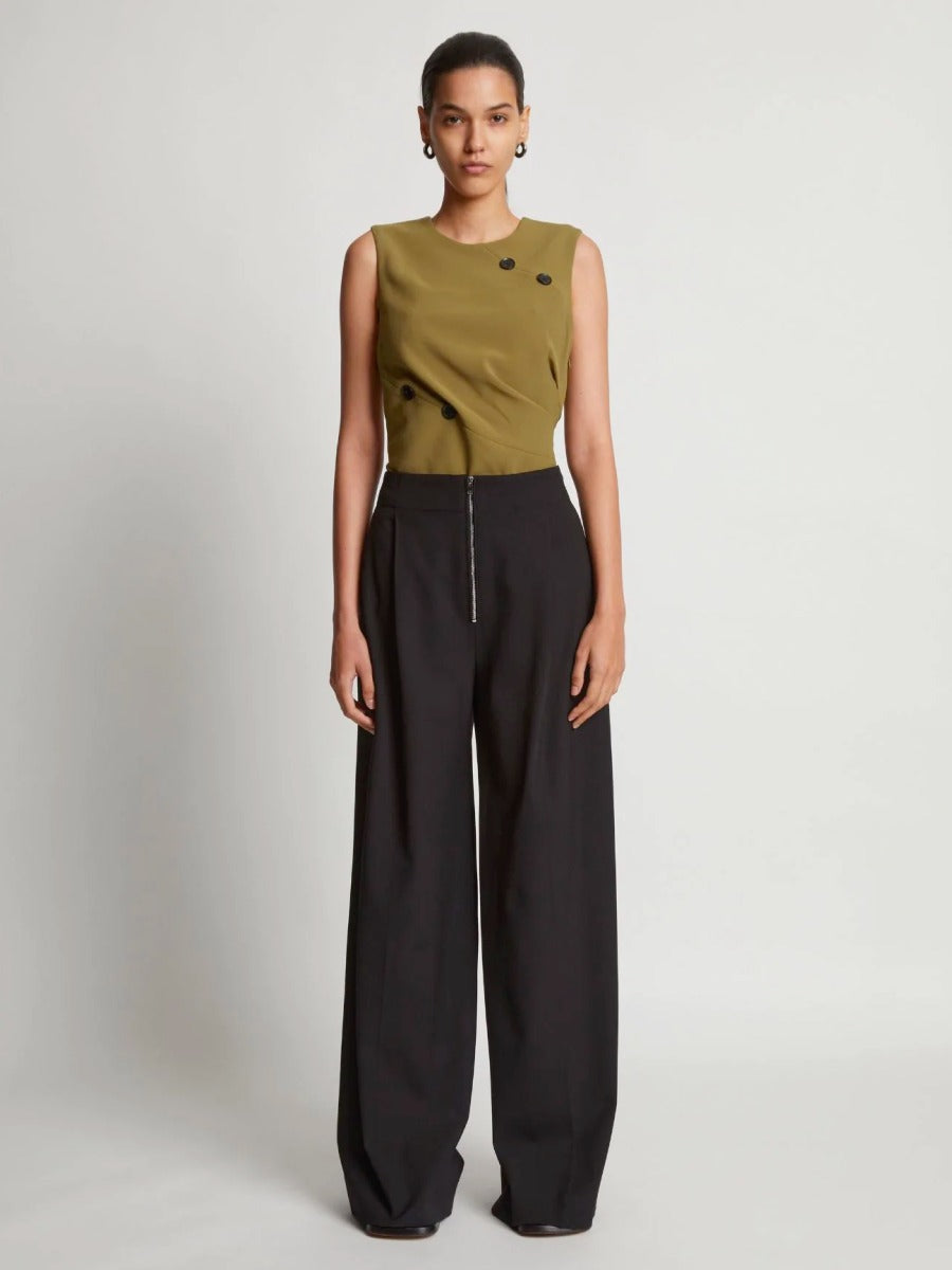 Proenza Schouler Pantalones Palazzo Lana color Negro sku 761-003163 01 - Foto 6