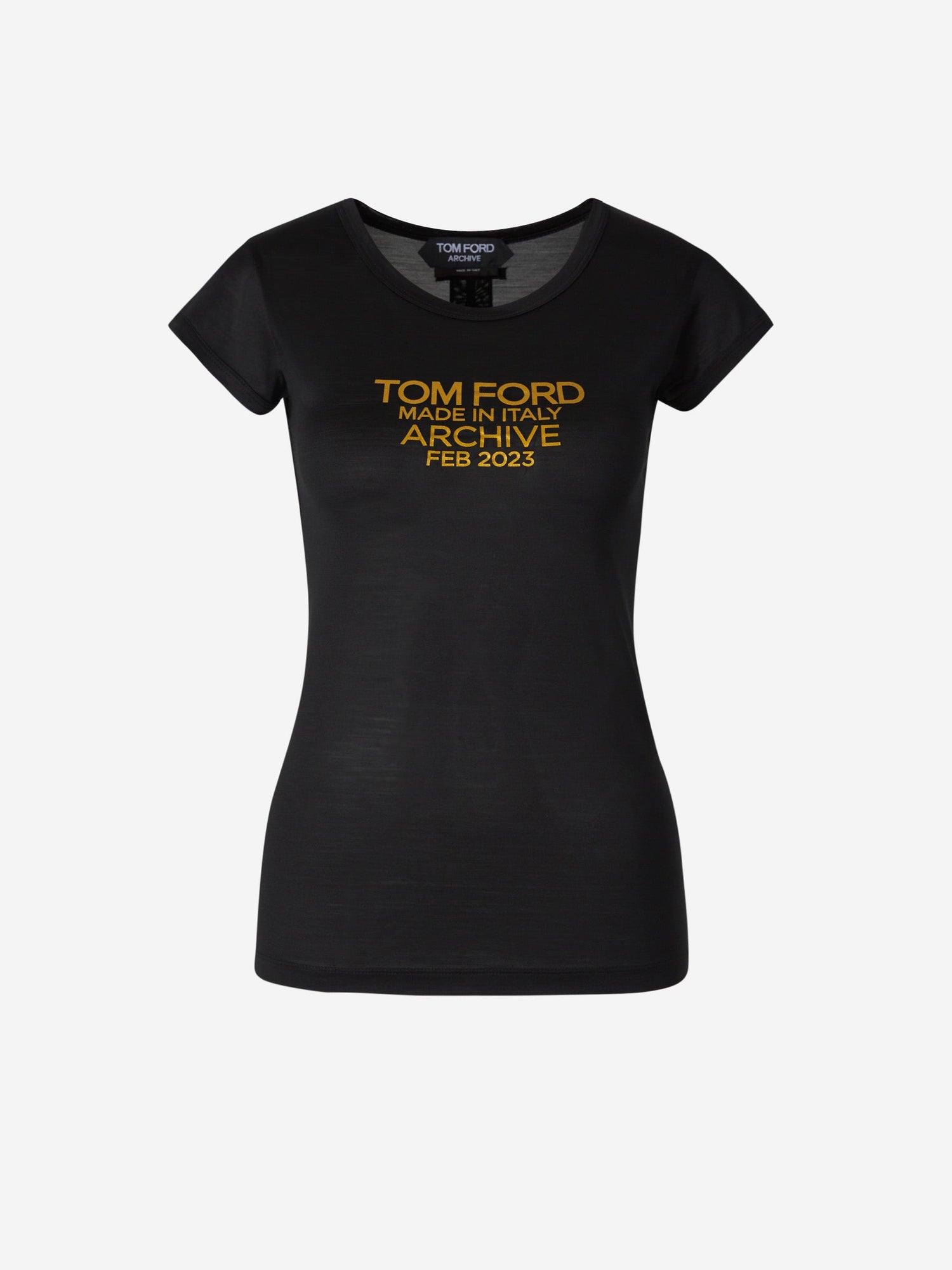 Tom Ford Camiseta Logo Archives color Negro sku 782-001504 01 - Foto 1