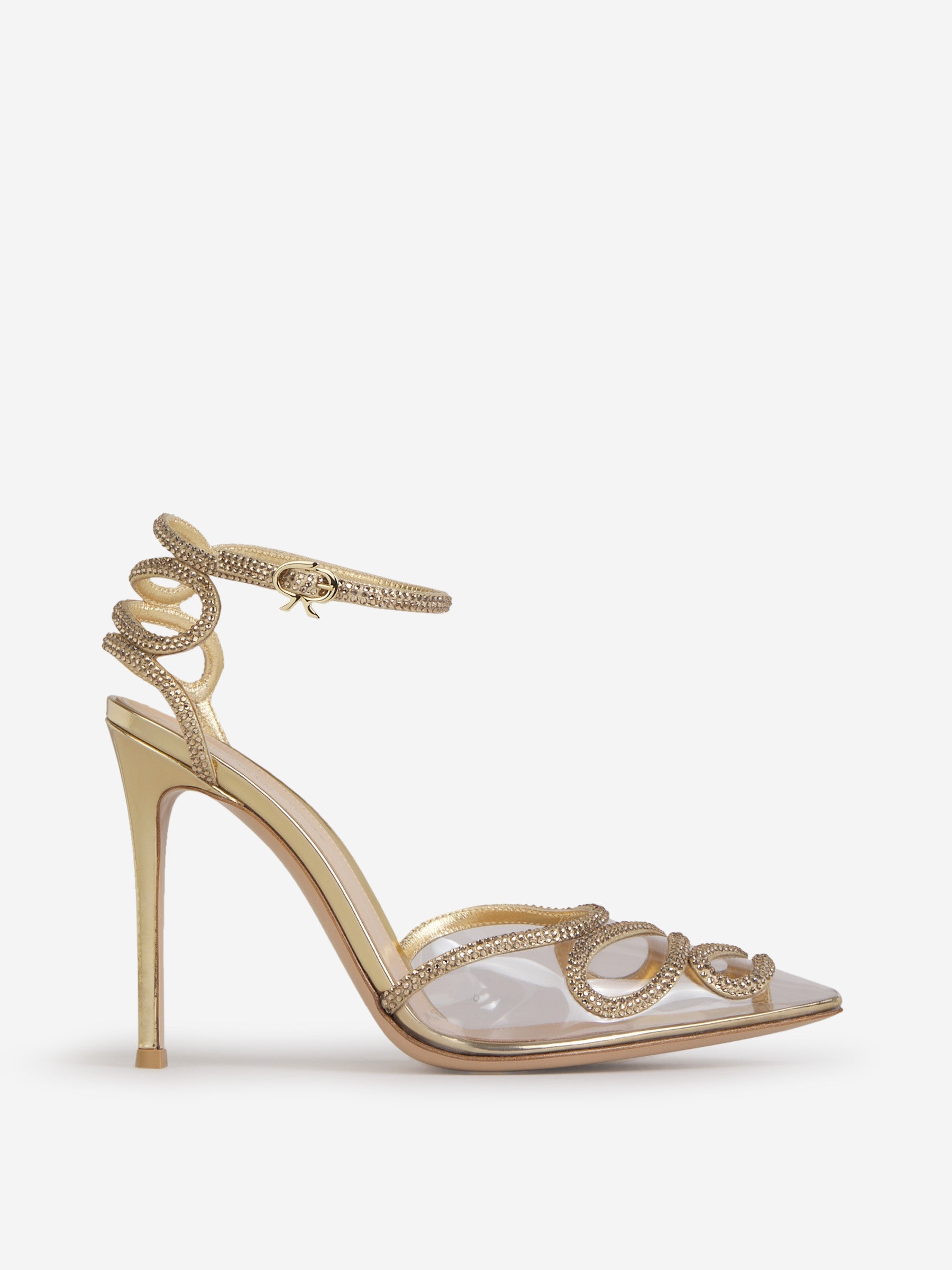 Gianvito rossi gold fashion pumps