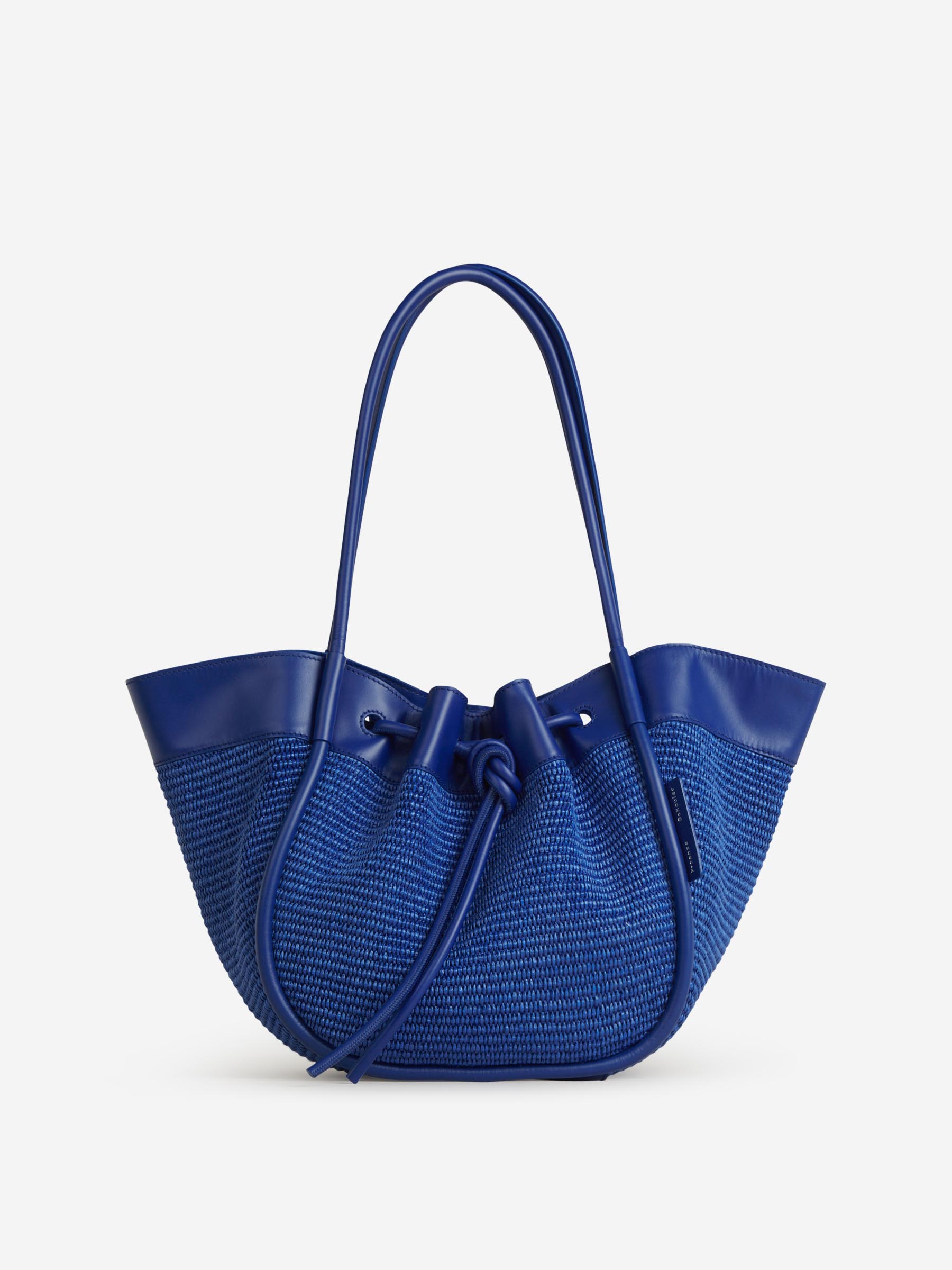 Bolso discount tote rafia