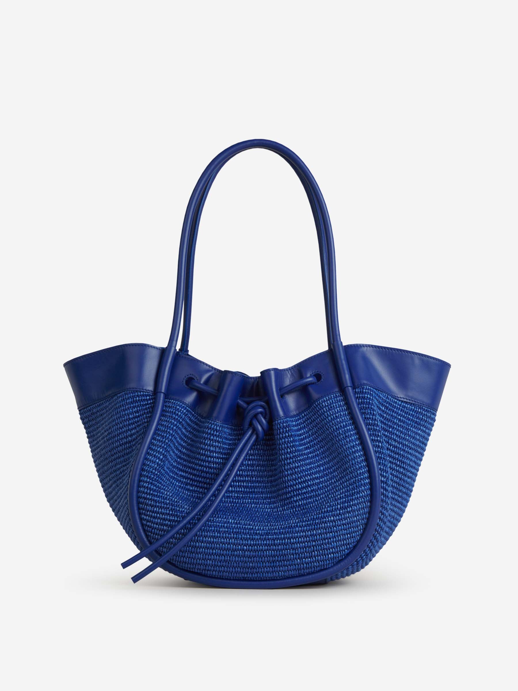 Bolso Tote Fruncido Rafia Proenza Schouler Outlet Marcas de Lujo